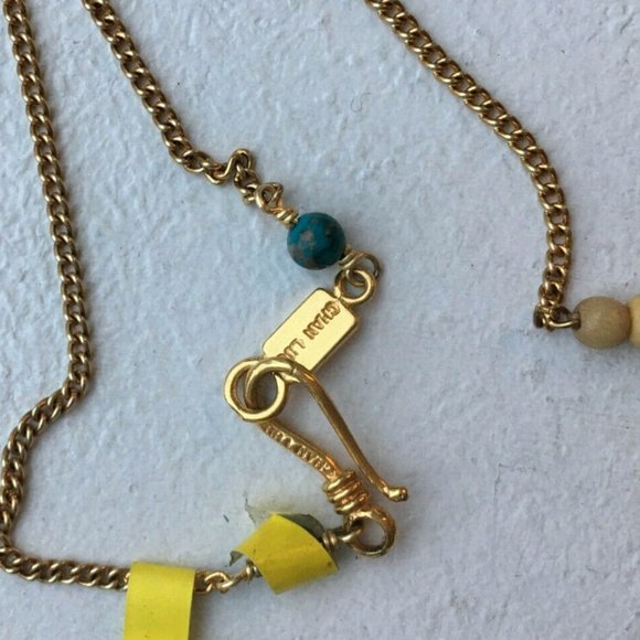 NWT Chan Luu beautiful carved wood and Amazonite - Picture 8 of 12